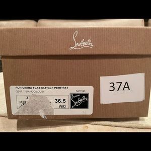 Christian Louboutin Fun Vieira tennis shoes size 36.5